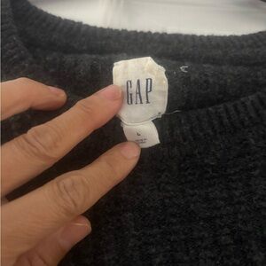 GAP Women's Charcoal Turtleneck Sweater